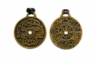 cisársky amulet na oboch stranách