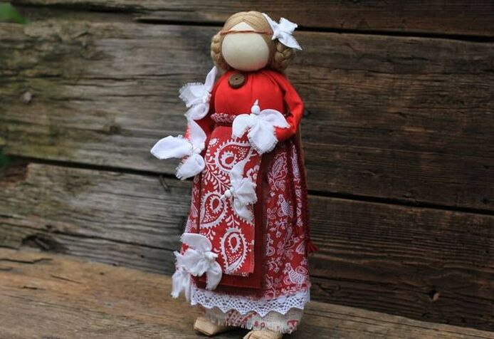 Slovanská bábika Bird-joy, priťahujúca pohodu do domu