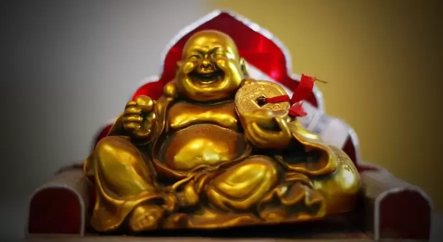 amulet šťastia - smejúci sa buddha