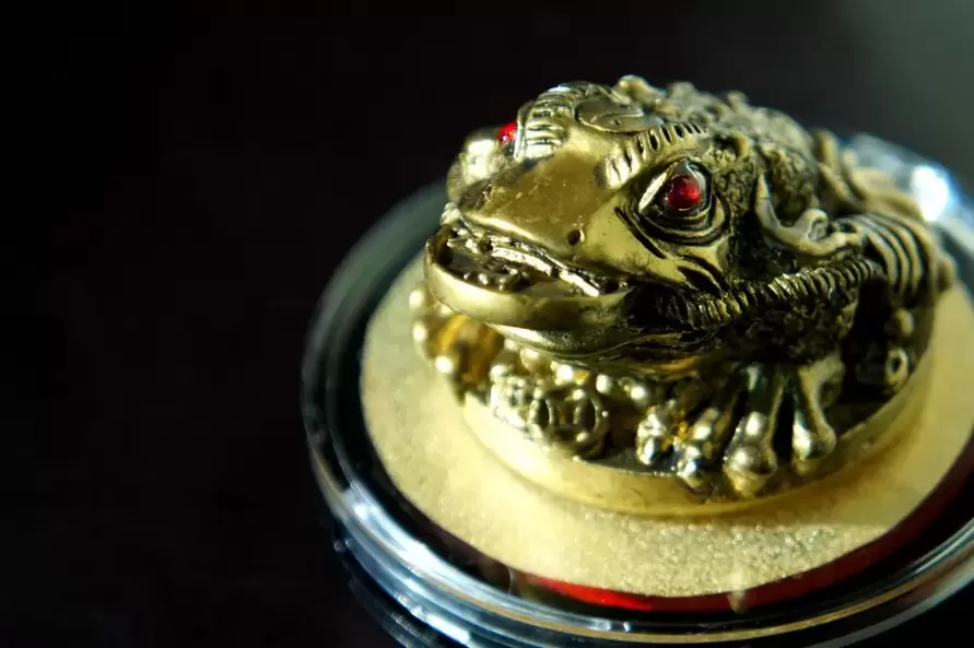 amulet šťastia - trojnohá ropucha